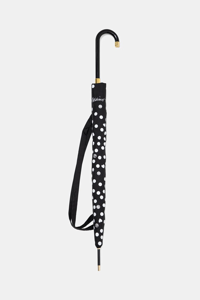 Зонтик Moschino чёрный 8939.auto
