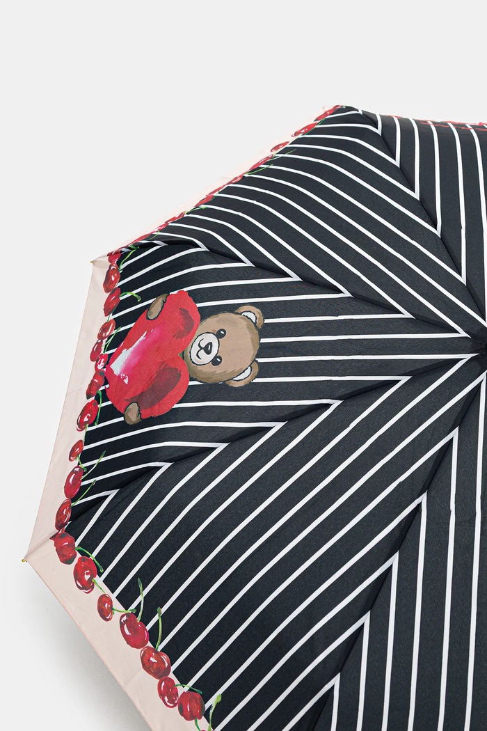 Akcesoria Moschino Parasol 8712.openclose czarny