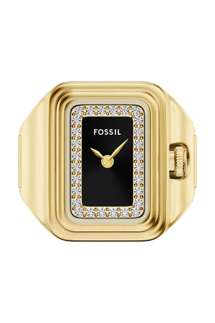Fossil pierścionek z zegarkiem ES5447 złoty AA00