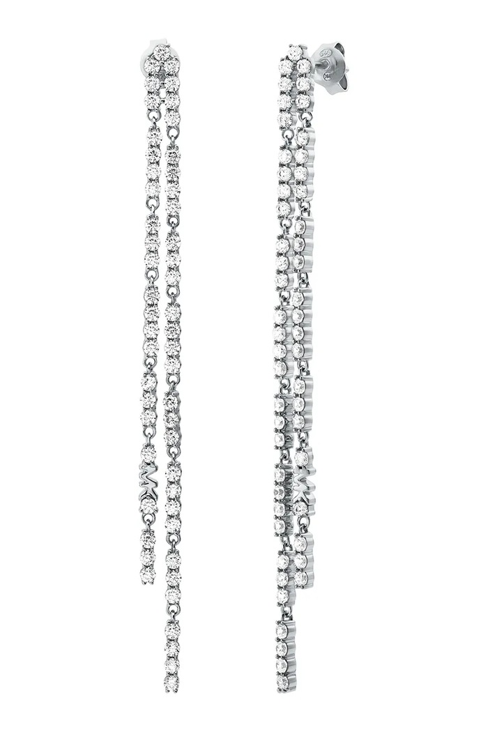 Strieborné náušnice Michael Kors striebro strieborná MKC1813040
