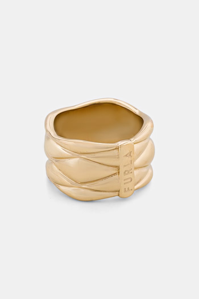 Furla prstýnek dámský kovový zlatá FJ1503RT2