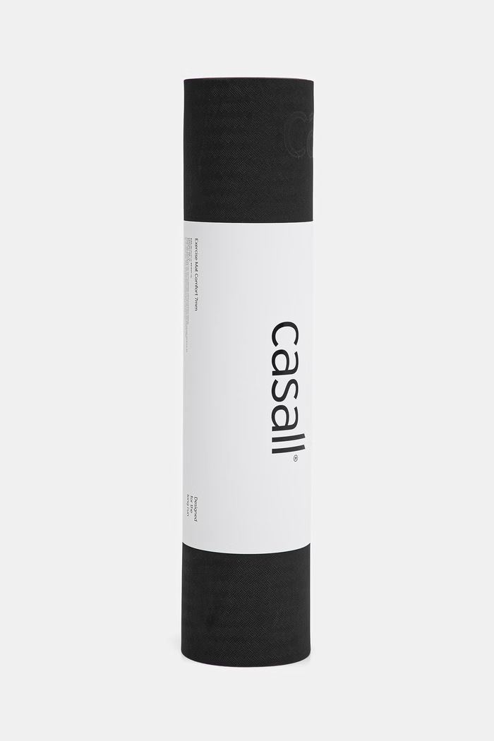 Doplnky Casall podložka na cvičenie Comfort 7mm 53302. čierna