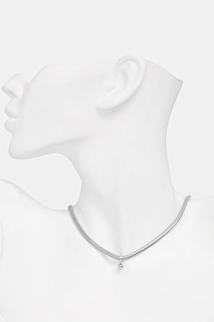 Calvin Klein colier pentru femei, din oțel inoxidabil 35000960 argintiu AA00