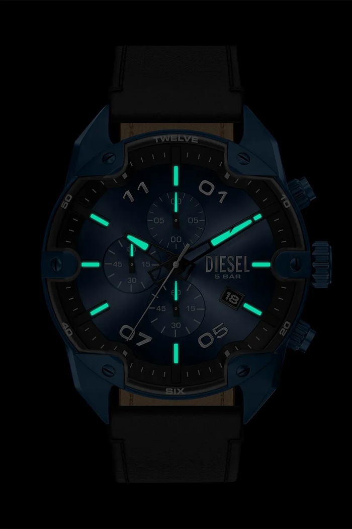 Diesel športna ura Spiked črna DZ4703