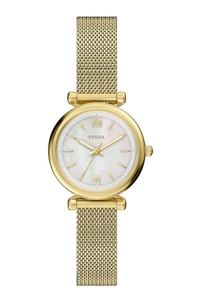 Fossil ženska ura Carlie zlata ES5462
