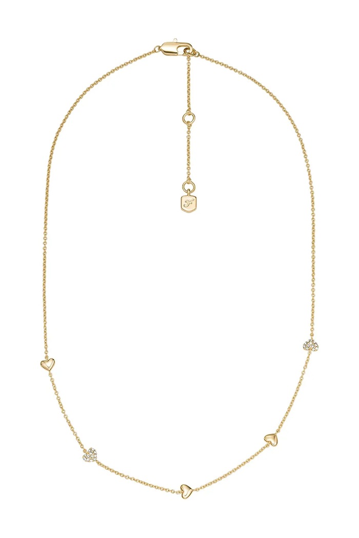 Fossil collana da donna di cristallo Sutton JA7298710 oro AA00