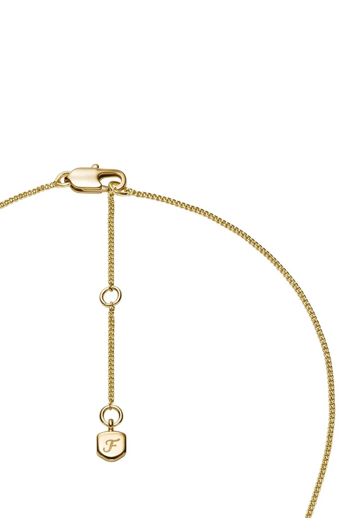Accessori Fossil collana con ciondolo da donna cristallo Ellis JA7295710 oro