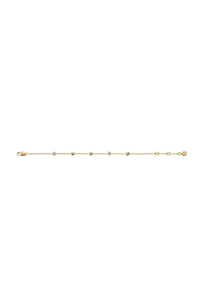 Fossil braccialetto da donna in metallo cristallo Sutton oro JA7299710
