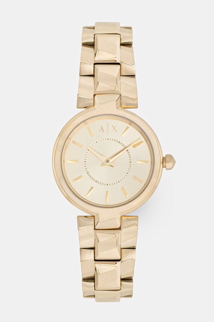 Armani Exchange Часовник дамски Audelle злато AX4407