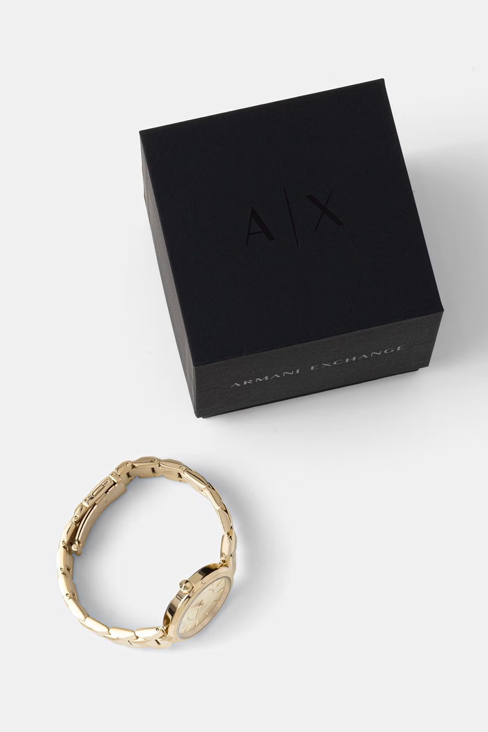 Аксесоари Armani Exchange Часовник дамски Audelle AX4407 злато