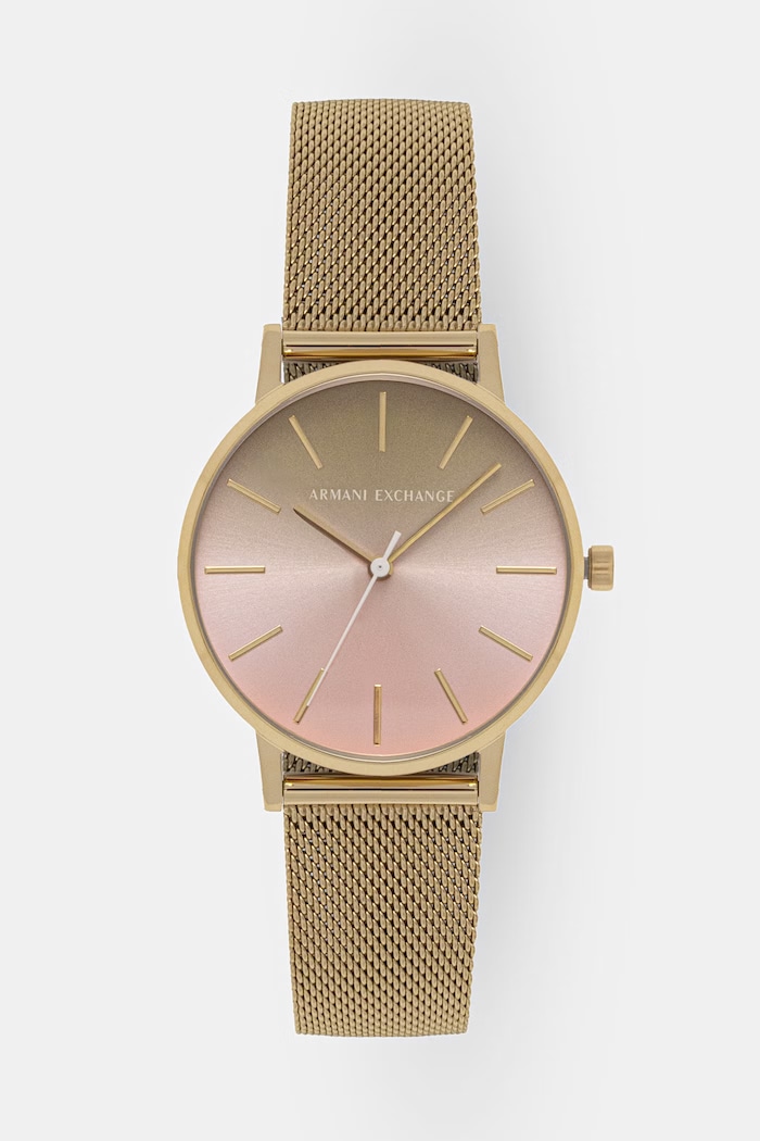 Armani Exchange Часовник дамски Lola злато AX5619