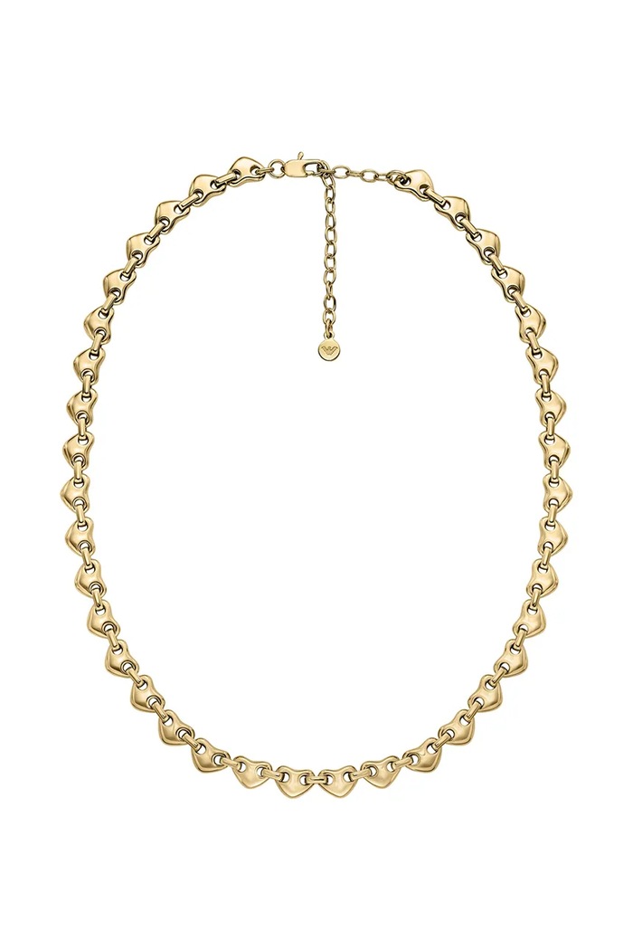 Emporio Armani ogrlica ženska medenina brez kamna Sentimental zlata EGS3330710