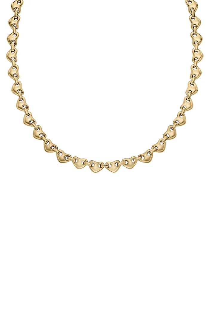Emporio Armani ogrlica ženska medenina brez kamna Sentimental EGS3330710 zlata AA00