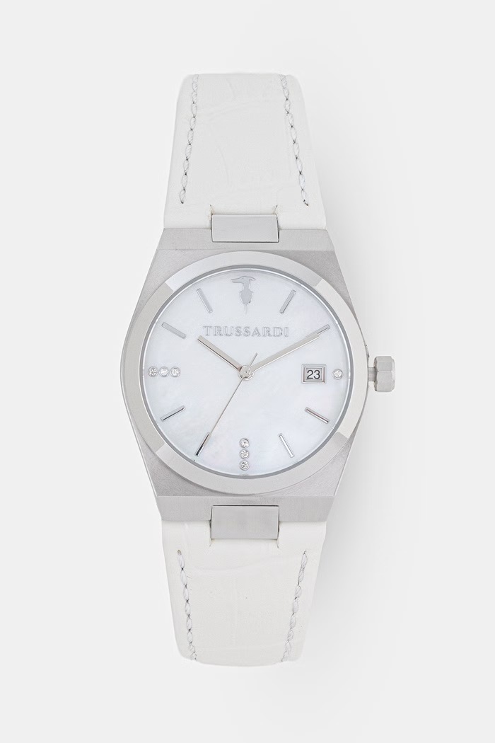 Trussardi ρολόι Γυναικείο T-MILANO λευκό R2451175501