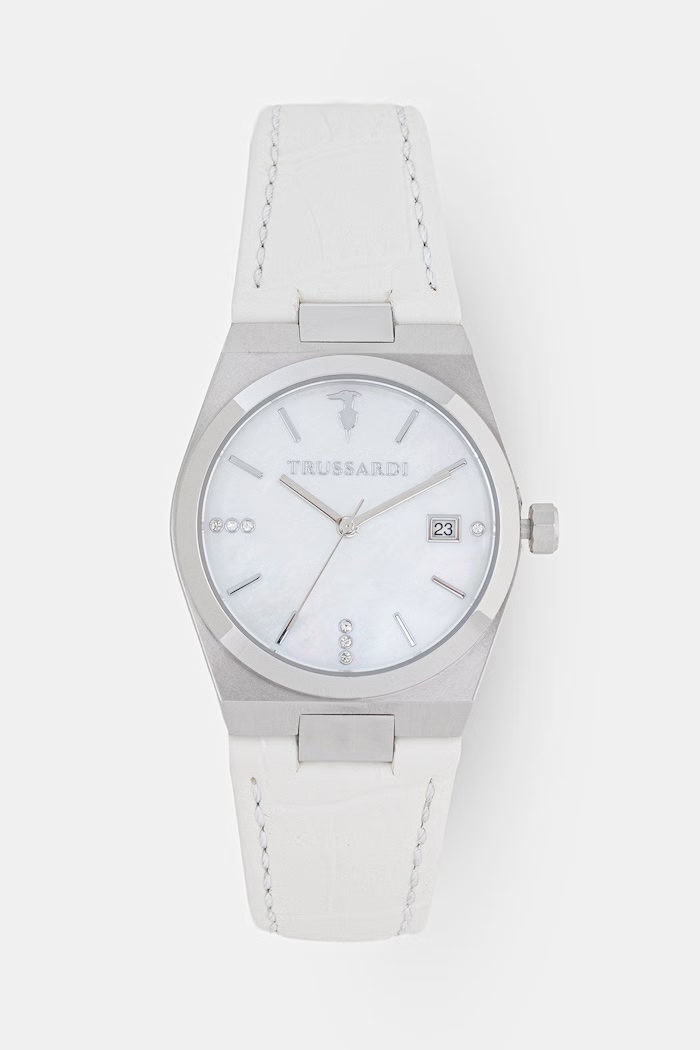 Trussardi ρολόι Γυναικείο T-MILANO λευκό R2451175501
