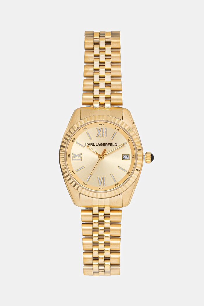 Karl Lagerfeld hodinky dámske zlatá R0553108504