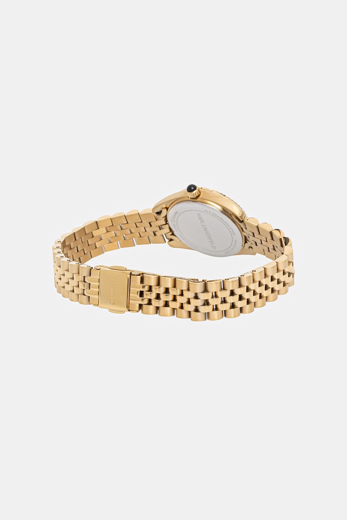 Doplnky Karl Lagerfeld hodinky dámske R0553109501 zlatá