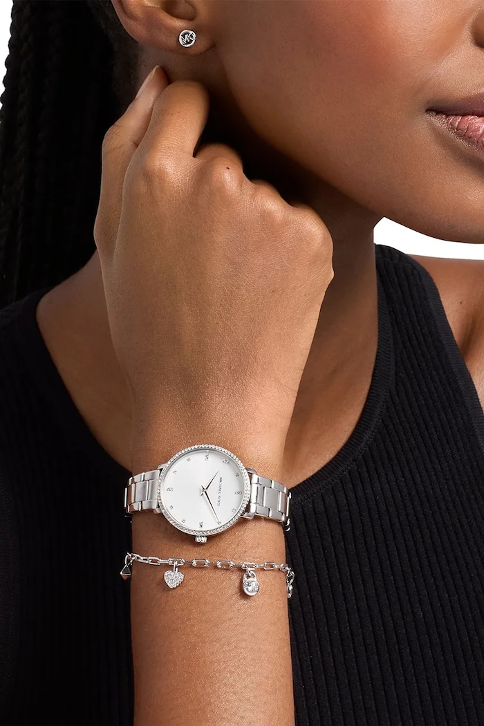 Zegarek damski Pyper Michael Kors MK7647SET srebrny