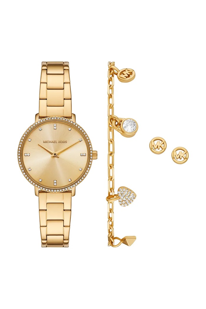 Michael Kors Zegarek damski Pyper złoty MK7643SET