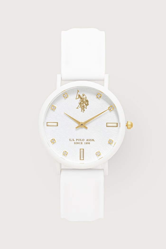 U.S. Polo Assn. Zegarek damski LUCY CRYSTAL beżowy USP8566IV