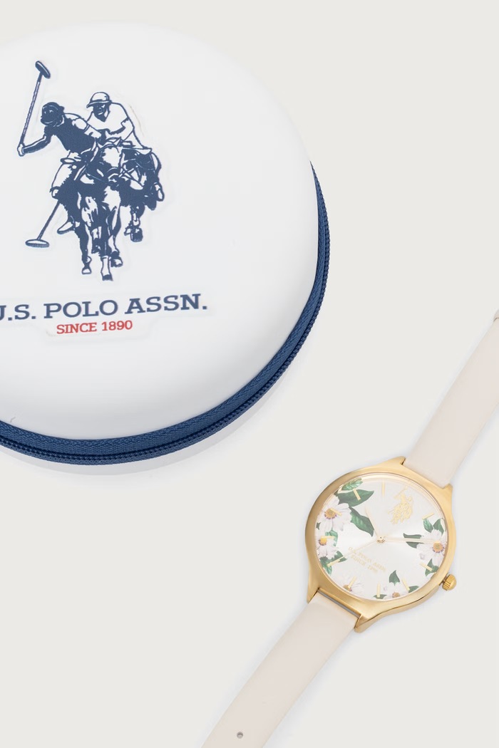 Zegarek damski DAHLIA U.S. Polo Assn. USP8516YG beżowy