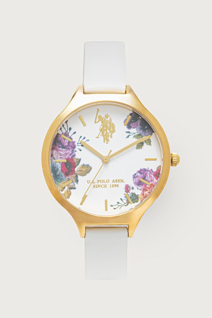 U.S. Polo Assn. Zegarek damski DAHLIA biały USP5687YG