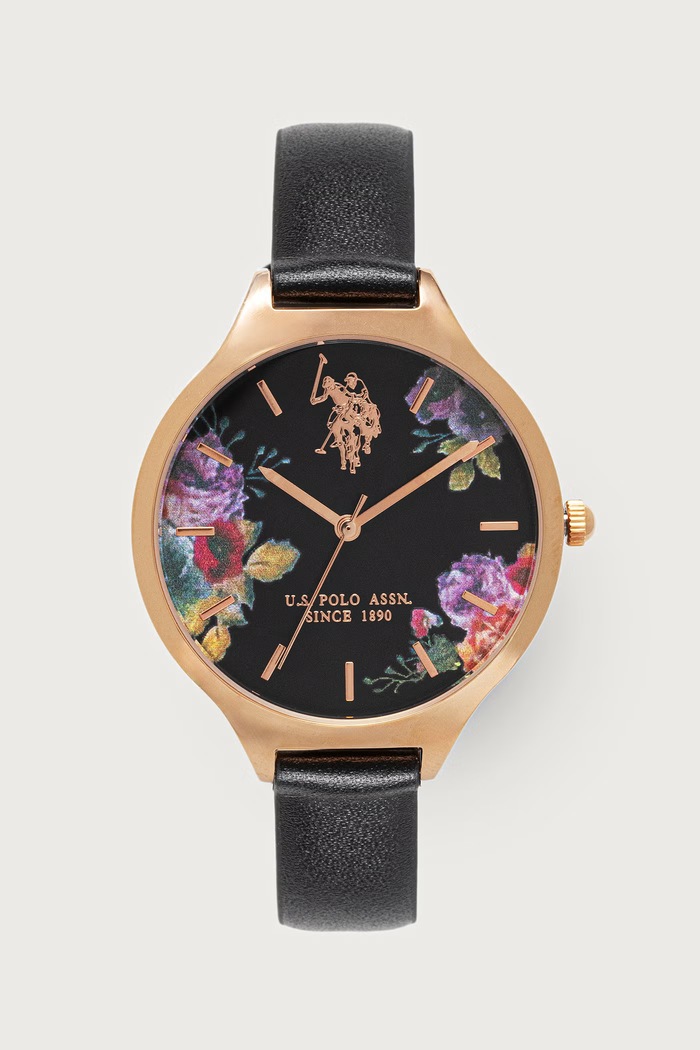 U.S. Polo Assn. Zegarek damski DAHLIA czarny USP5685BK