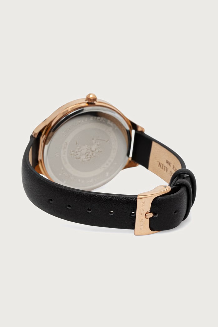 Akcesoria U.S. Polo Assn. Zegarek damski DAHLIA USP5685BK czarny