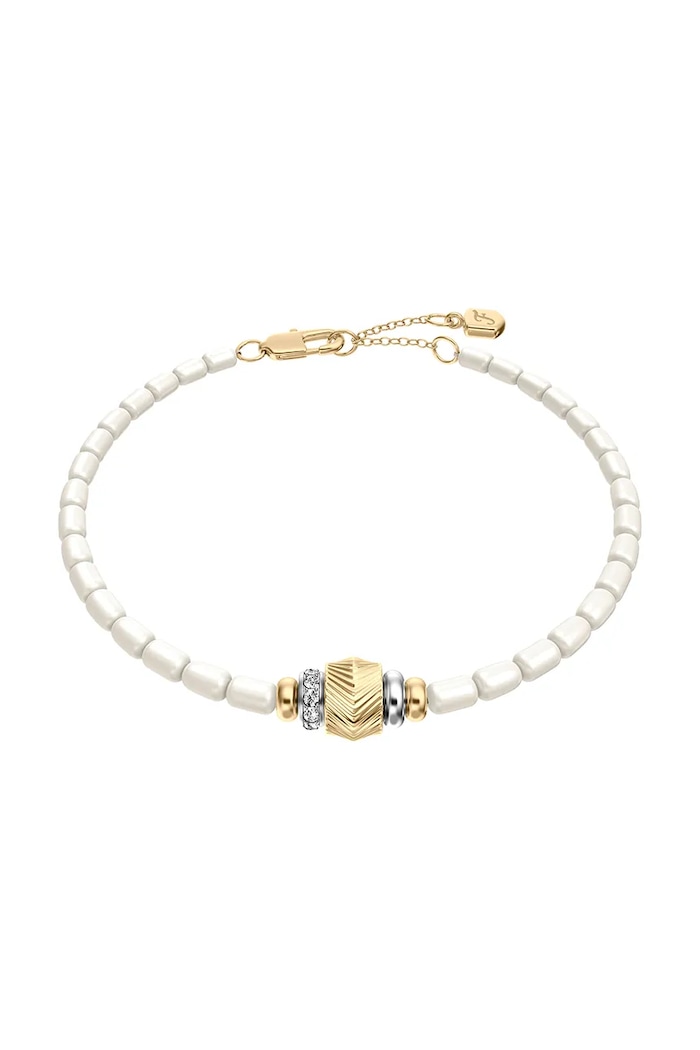 Fossil Bransoletka damska Harlow beżowy JF04994998
