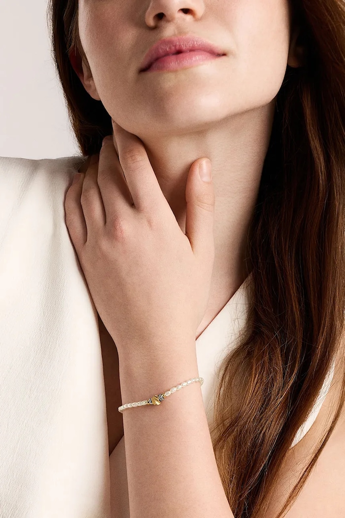Bransoletka damska Harlow Fossil JF04994998 beżowy