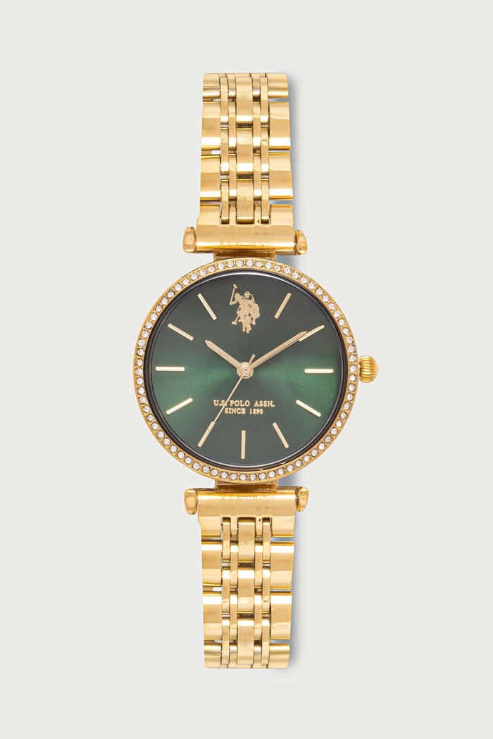 U.S. Polo Assn. Zegarek damski ELEONOR złoty USP8307GR