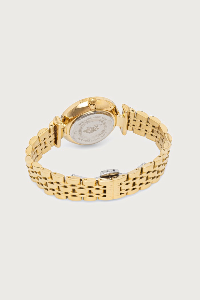 U.S. Polo Assn. Zegarek damski ELEONOR USP8307GR złoty AA00