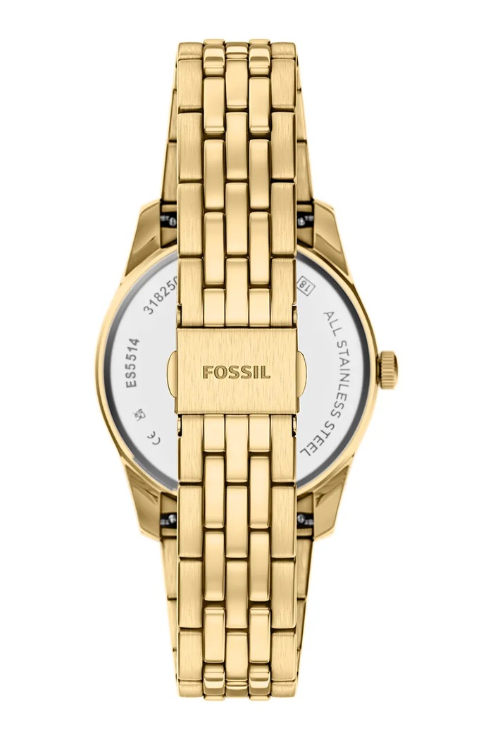 Fossil Zegarek damski Scarlette ES5514 złoty AA00