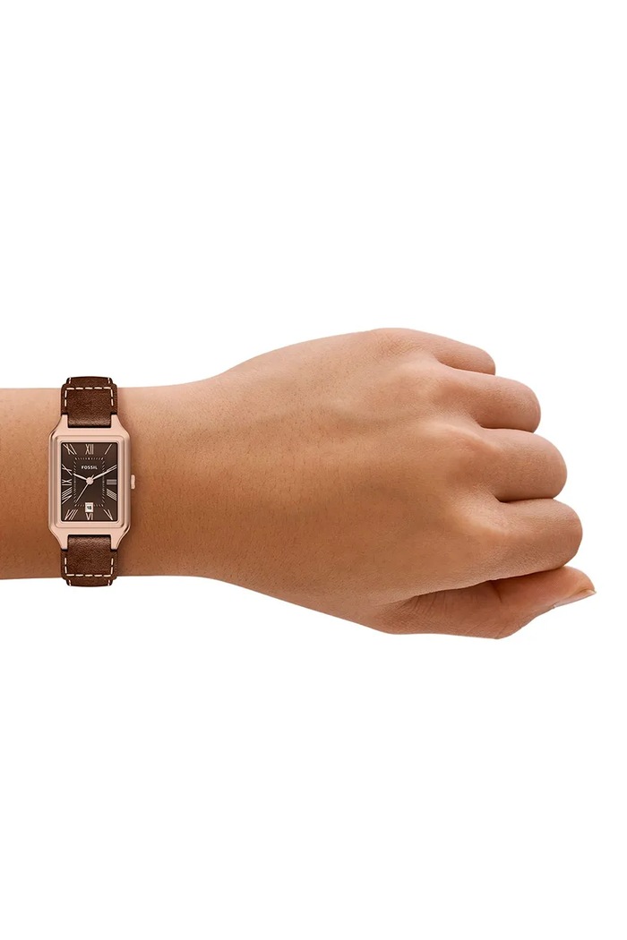 Zegarek damski Raquel Fossil ES5503 brązowy