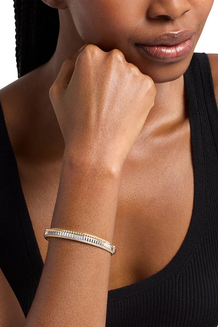 Akcesoria Michael Kors Bransoletka damska mosiężna z cyrkonią MKJ8646931 złoty