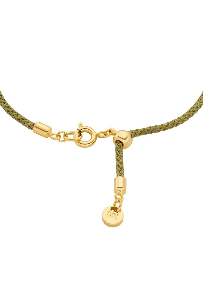 Akcesoria Michael Kors Bransoletka damska mosiężna z cyrkonią MKJ8685710 złoty