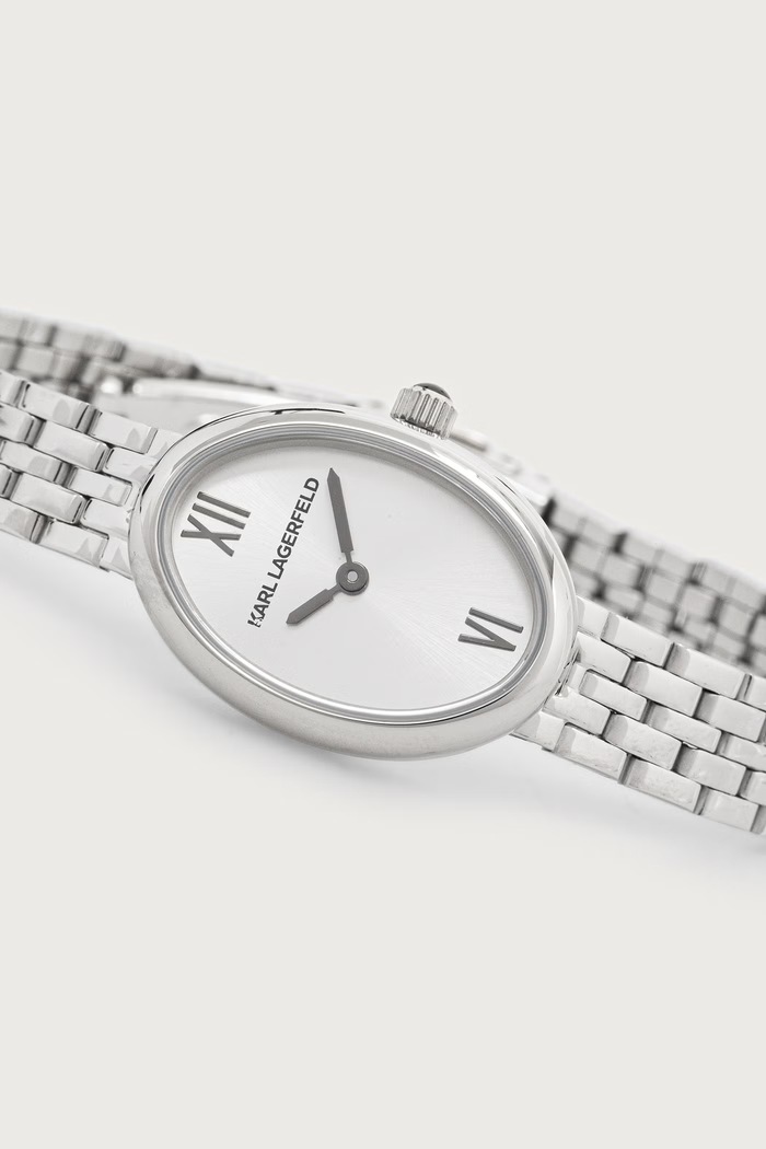 Akcesoria Karl Lagerfeld Zegarek damski R0553114503 srebrny