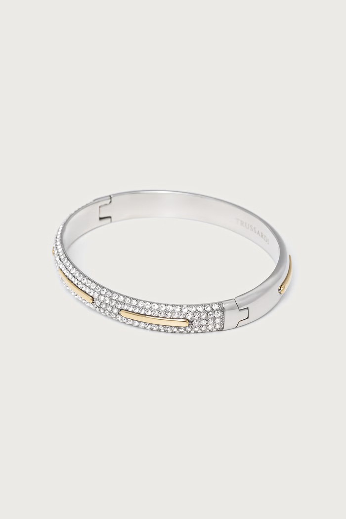 Trussardi bransoletka damska srebrny TJAYY04