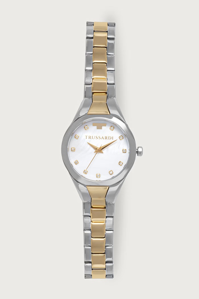 Trussardi zegarek damski srebrny R2453159506