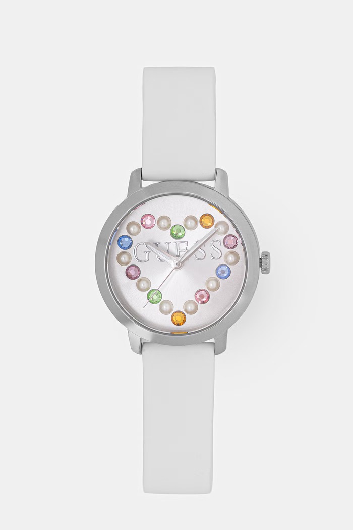 Guess zegarek damski biały GW0998L1