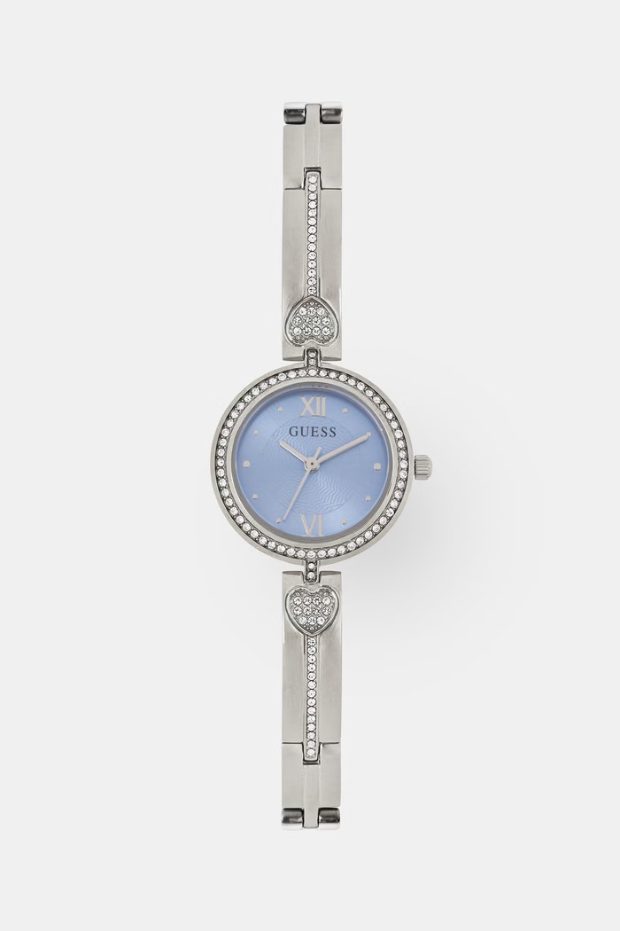 Guess zegarek damski srebrny GW0655L4