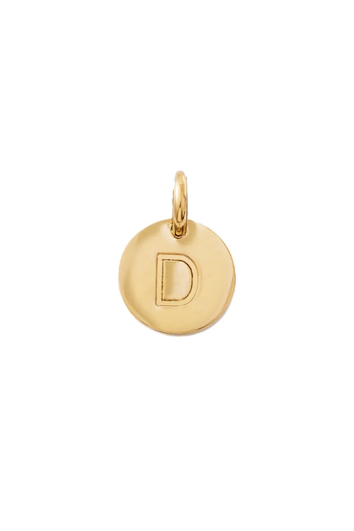 EDBLAD zawieszka damska pozłacana bez kamienia A-Ö Charm D złoty 116627D