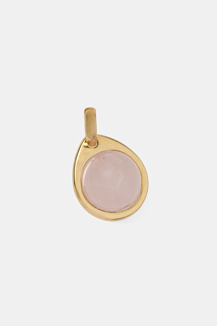 EDBLAD obesek ženski iz nerjavečega jekla s kvarcem Birthstone Charm October zlata 123850OCT