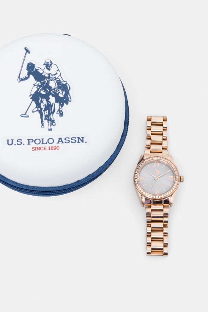 U.S. Polo Assn. ceas pentru femei MELANIE aur USP8462RG