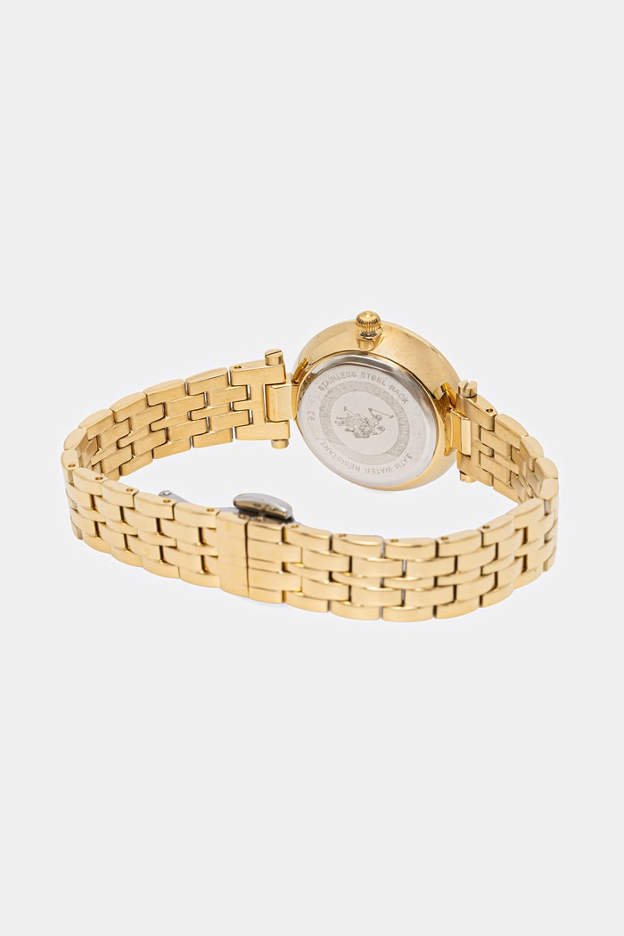 Doplňky U.S. Polo Assn. hodinky dámské MARGOT USP8247BK zlatá