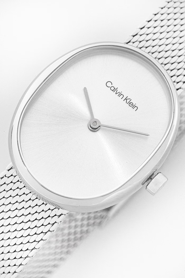 Calvin Klein zegarek damski 25100173 srebrny AA00