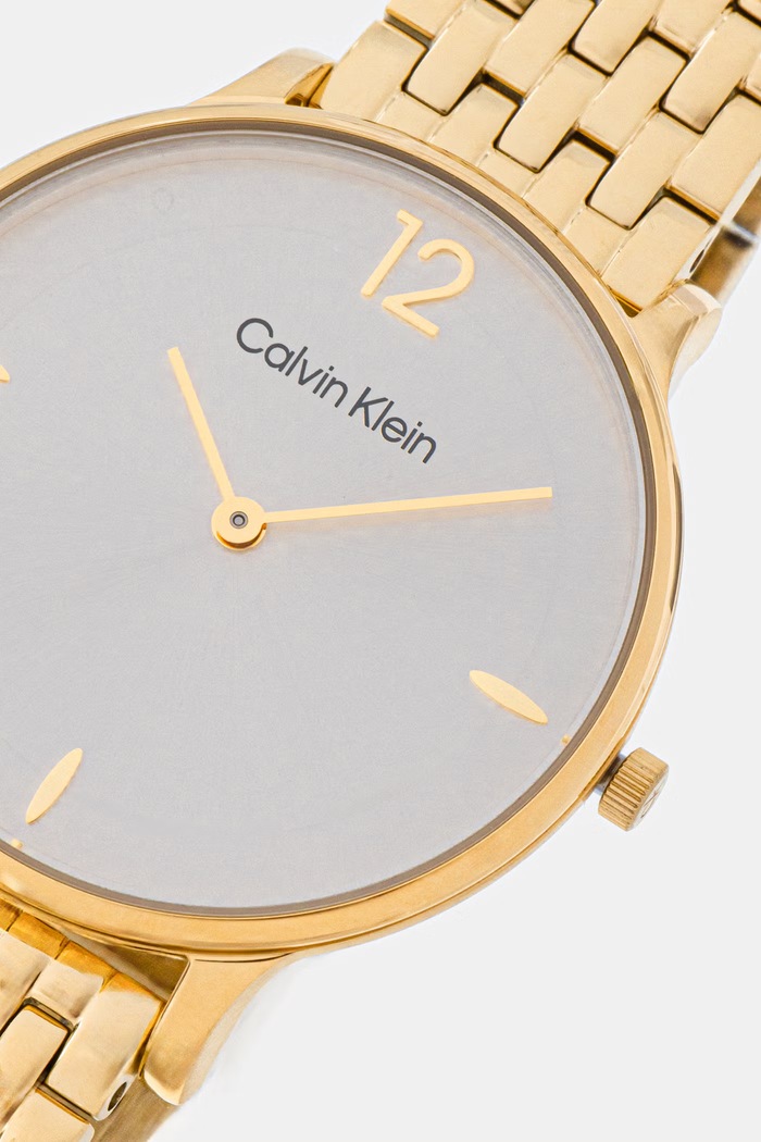 Akcesoria Calvin Klein zegarek damski 25100172 złoty