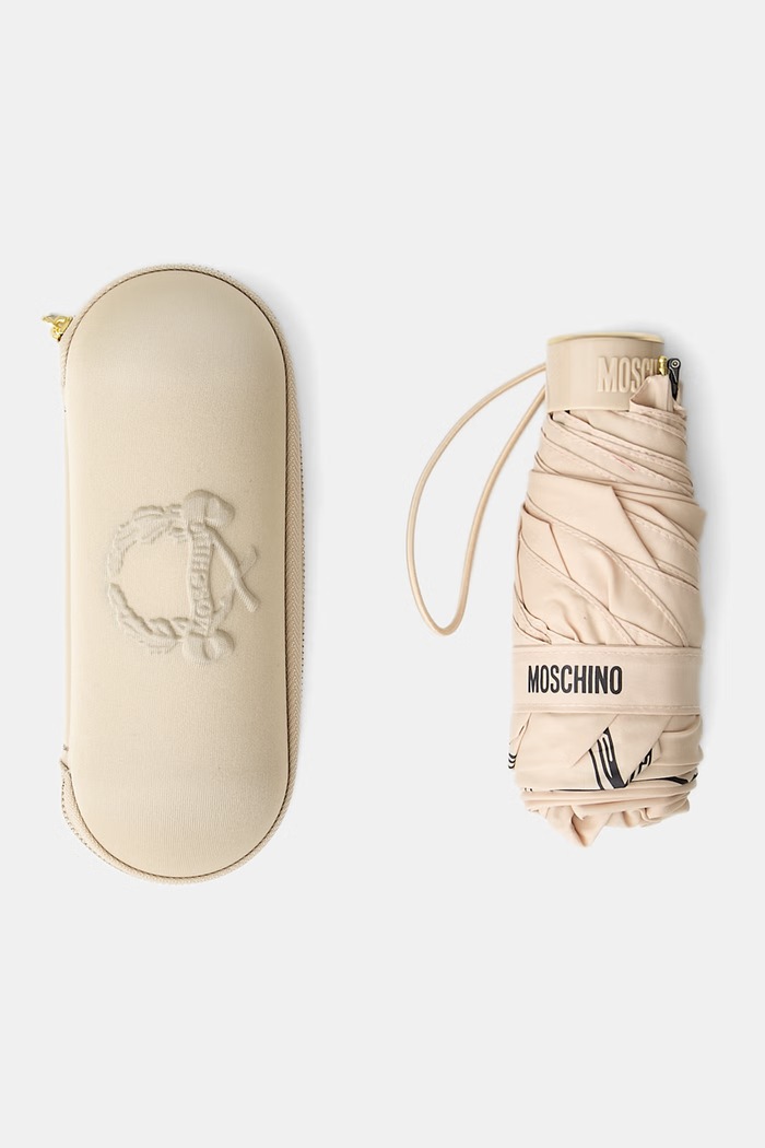 Moschino parasol składany 8981.supermini beżowy AA00