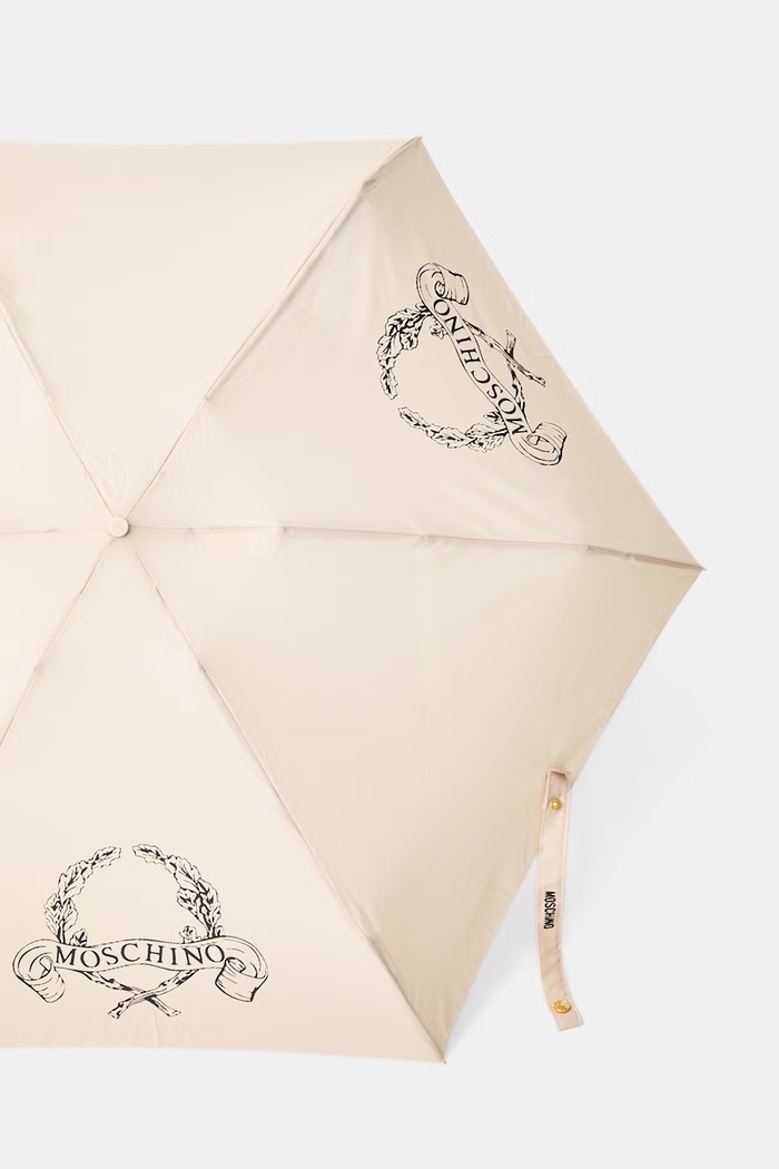 Akcesoria Moschino parasol składany 8981.supermini beżowy