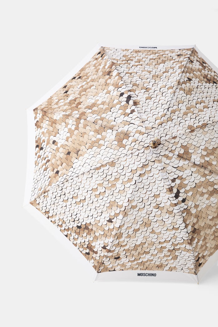 Akcesoria Moschino parasol damski 9191.63auto beżowy